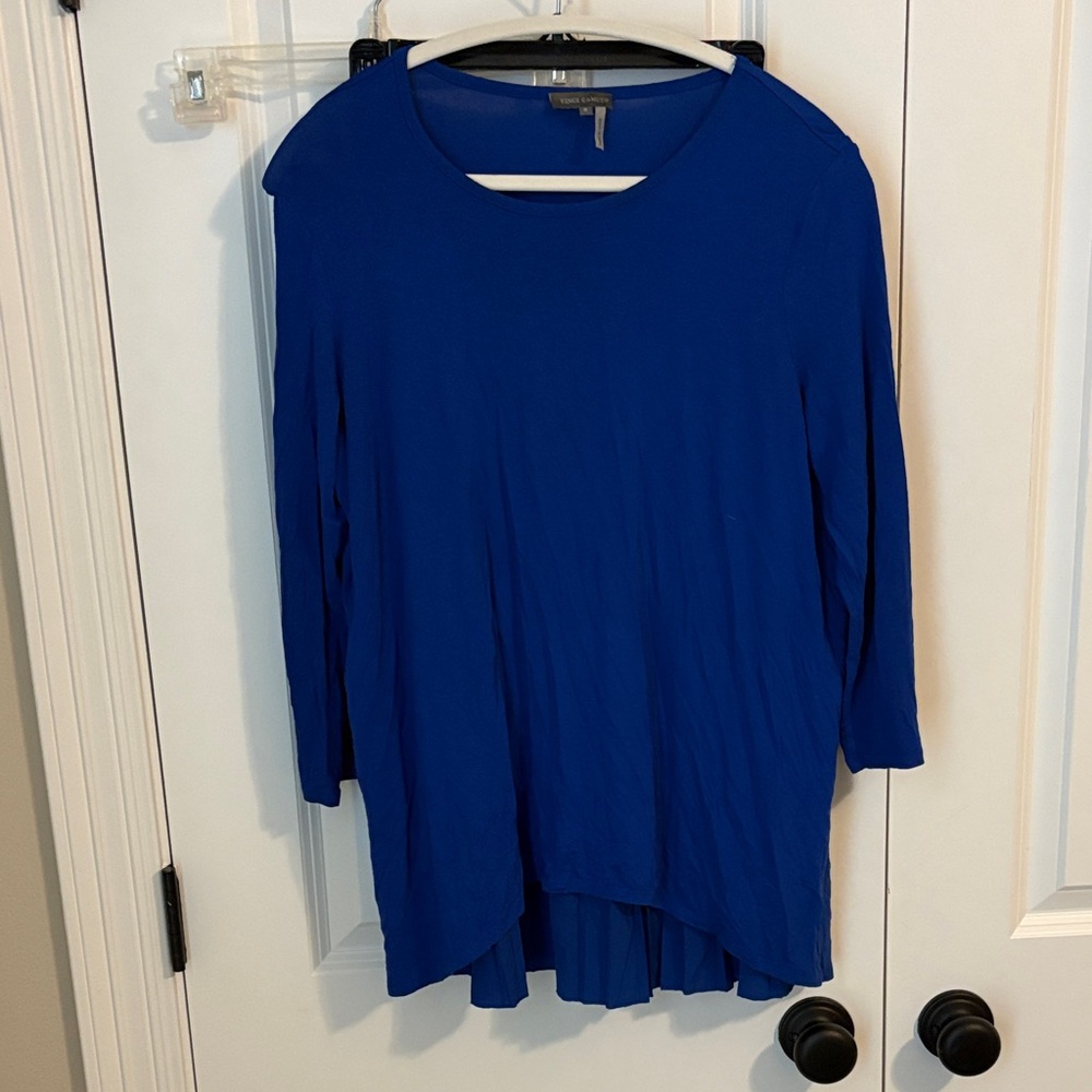Vince Camuto Royal Blue Long Sleeve Top